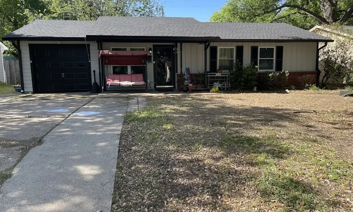 Asphalt Shingle Roof Repair crew at work on a residential roof in Grayson Valley